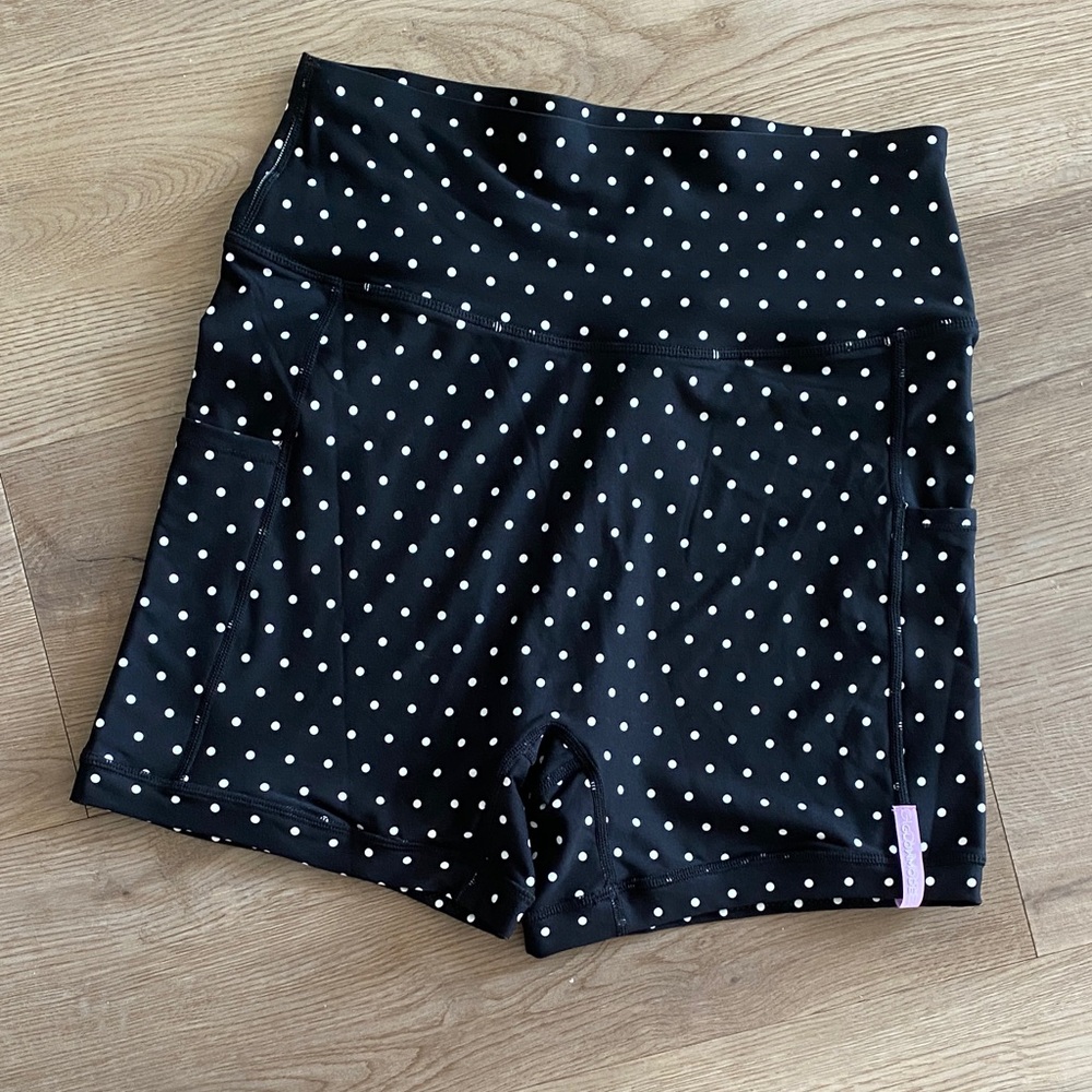 Polka Dot Biker Shorts NWOT